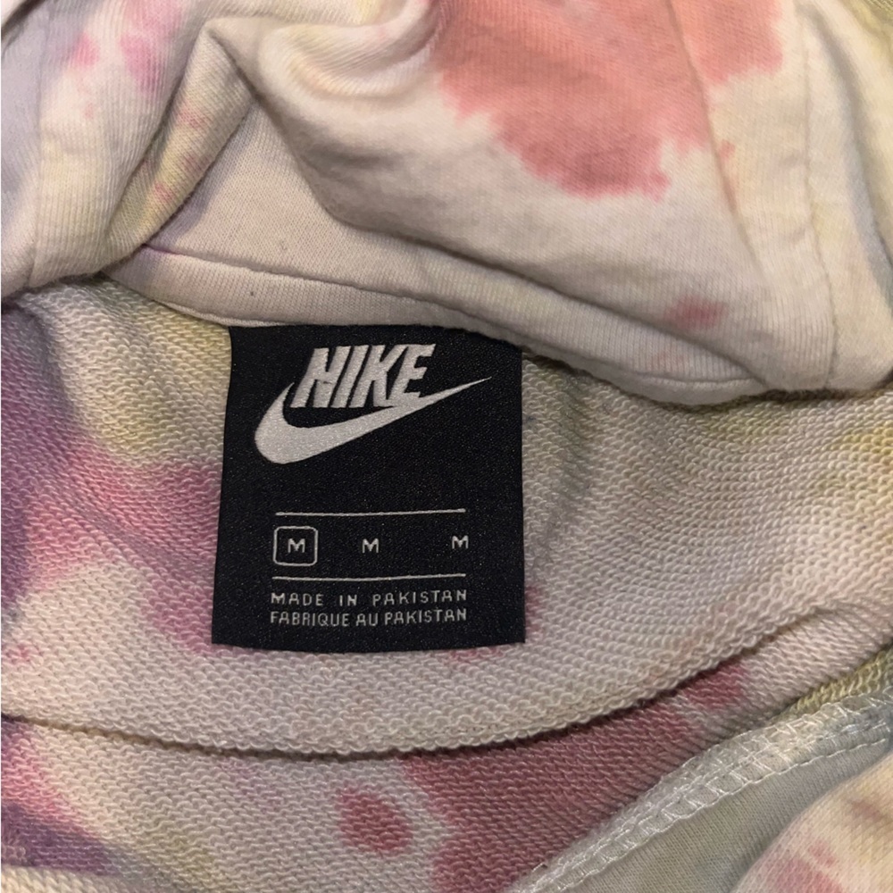 NIKE SPORTSWEAR TYE DYE CAMO PULLOVER HOODIE CU4345 MEN - Picture 9 of 16